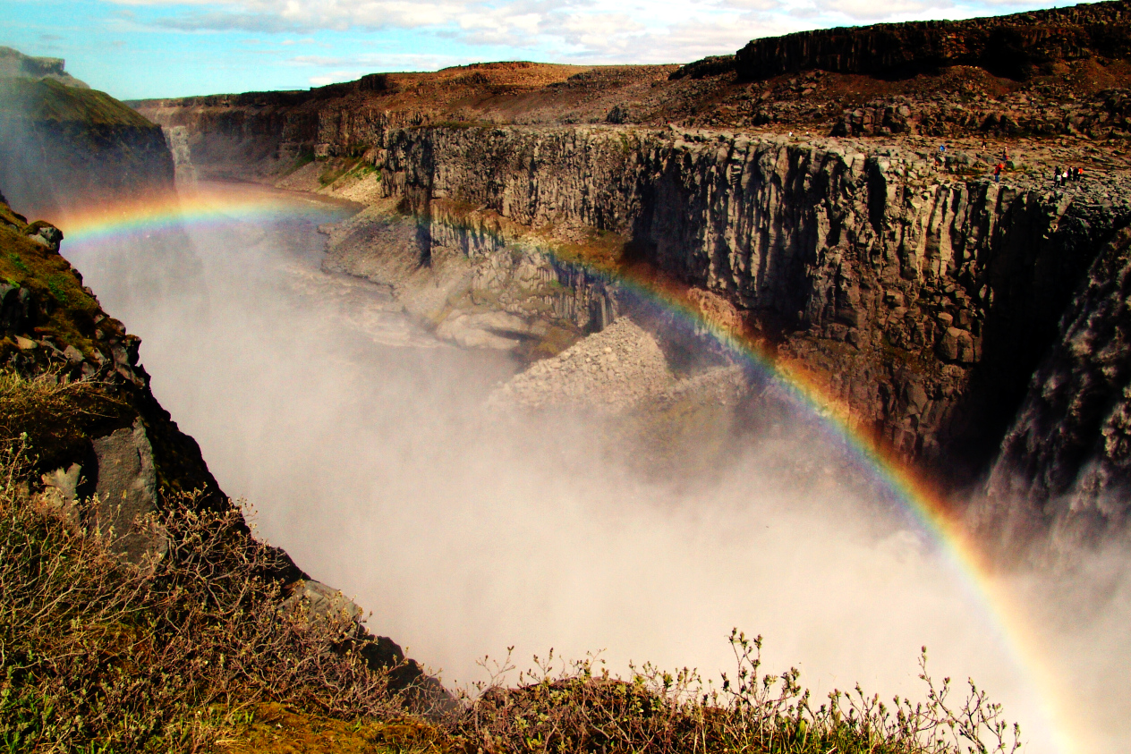 Vodopd Dettifoss na Islandu