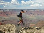 Chvíle bez kola v Grand Canyon